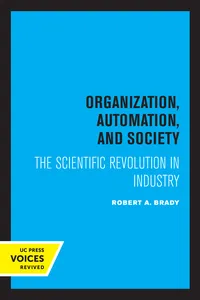 Organization, Automation, and Society_cover