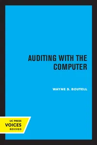 Auditing with the Computer_cover