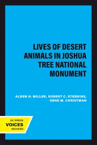 The Lives of Desert Animals in Joshua Tree National Monument_cover