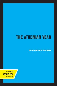 The Athenian Year_cover