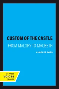 The Custom of the Castle_cover