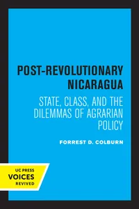 Post-Revolutionary Nicaragua_cover