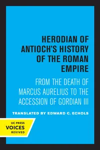 Herodian of Antioch's History of the Roman Empire_cover