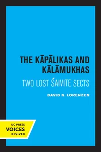 The Kapalikas and Kalamukhas_cover