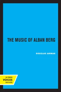 The Music of Alban Berg_cover