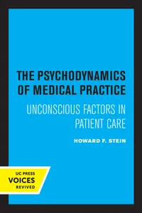 The Psychodynamics of Medical Practice_cover