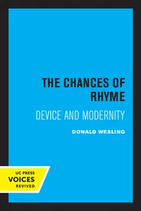 The Chances of Rhyme_cover