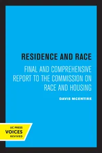 Residence and Race_cover