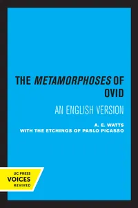 The Metamorphoses of Ovid_cover