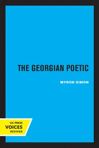 The Georgian Poetic_cover