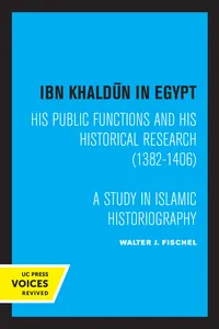 Ibn Khaldun in Egypt_cover