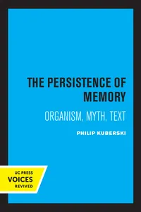 The Persistence of Memory_cover