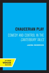 Chaucerian Play_cover