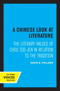 A Chinese Look at Literature_cover