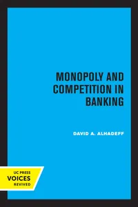 Monopoly and Competition in Banking_cover