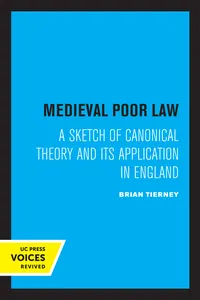 Medieval Poor Law_cover