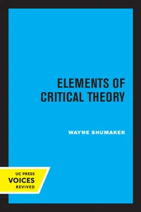 Elements of Critical Theory_cover