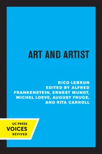 Art and Artist_cover