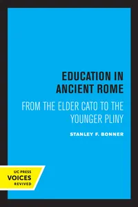 Education in Ancient Rome_cover