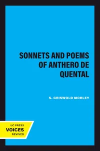 Sonnets and Poems of Anthero de Quental_cover