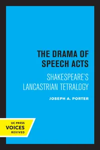 The Drama of Speech Acts_cover