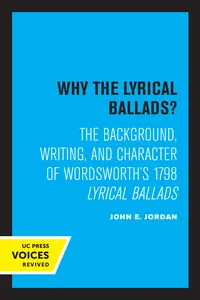 Why the Lyrical Ballads?_cover