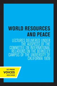 World Resources and Peace_cover