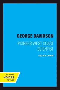 George Davidson_cover
