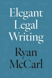 Elegant Legal Writing_cover
