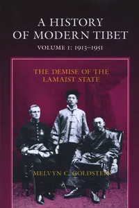 A History of Modern Tibet, 1913-1951_cover