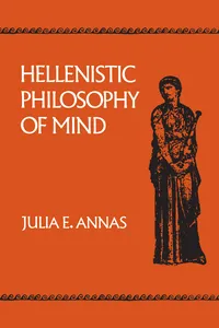 Hellenistic Philosophy of Mind_cover