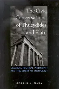 The Civic Conversations of Thucydides and Plato_cover