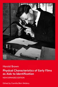Physical Characteristics of Early Films as Aids to Identification_cover