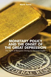 Monetary Policy and the Onset of the Great Depression_cover