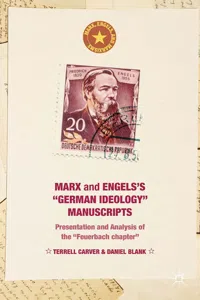 Marx and Engels's "German ideology" Manuscripts_cover