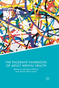 The Palgrave Handbook of Adult Mental Health_cover