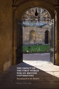 The Impact of the First World War on British Universities_cover
