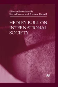 Hedley Bull On International Society_cover