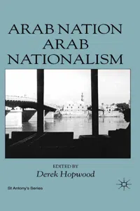 Arab Nation, Arab Nationalism_cover