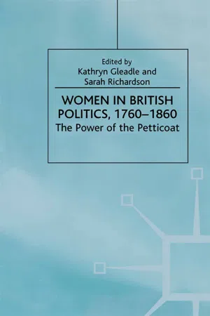 Women in British Politics, 1780-1860