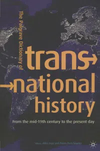 The Palgrave Dictionary of Transnational History_cover