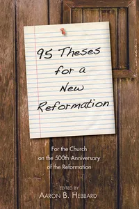 95 Theses for a New Reformation_cover