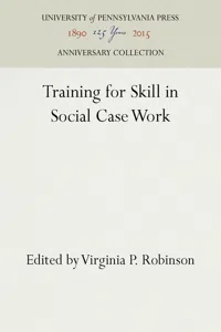 Training for Skill in Social Case Work_cover