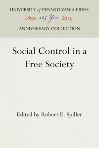 Social Control in a Free Society_cover