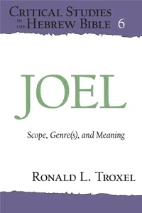 Joel: Scope, Genre(s), and Meaning_cover