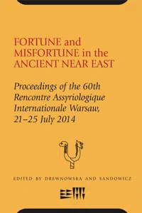 Fortune and Misfortune in the Ancient Near East_cover