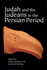 Judah and the Judeans in the Persian Period_cover