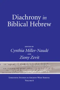 Diachrony in Biblical Hebrew_cover