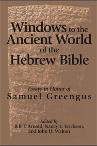 Windows to the Ancient World of the Hebrew Bible_cover