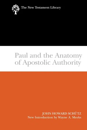 Paul and the Anatomy of Apostolic Authority
